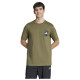 Adidas Ανδρική κοντομάνικη μπλούζα Camo Woven Graphic Tee